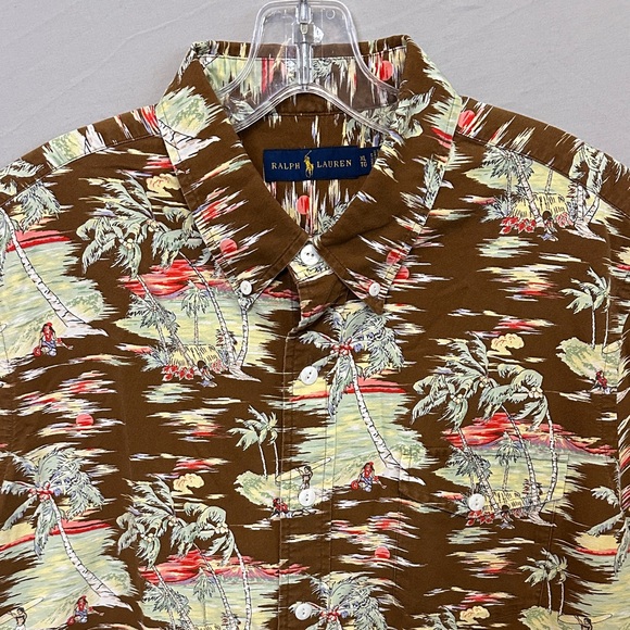 Ralph Lauren Tropical Hawaiian Shirt Men's XL - Picture 4 of 7